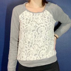 Apt. 9 lace crew neck